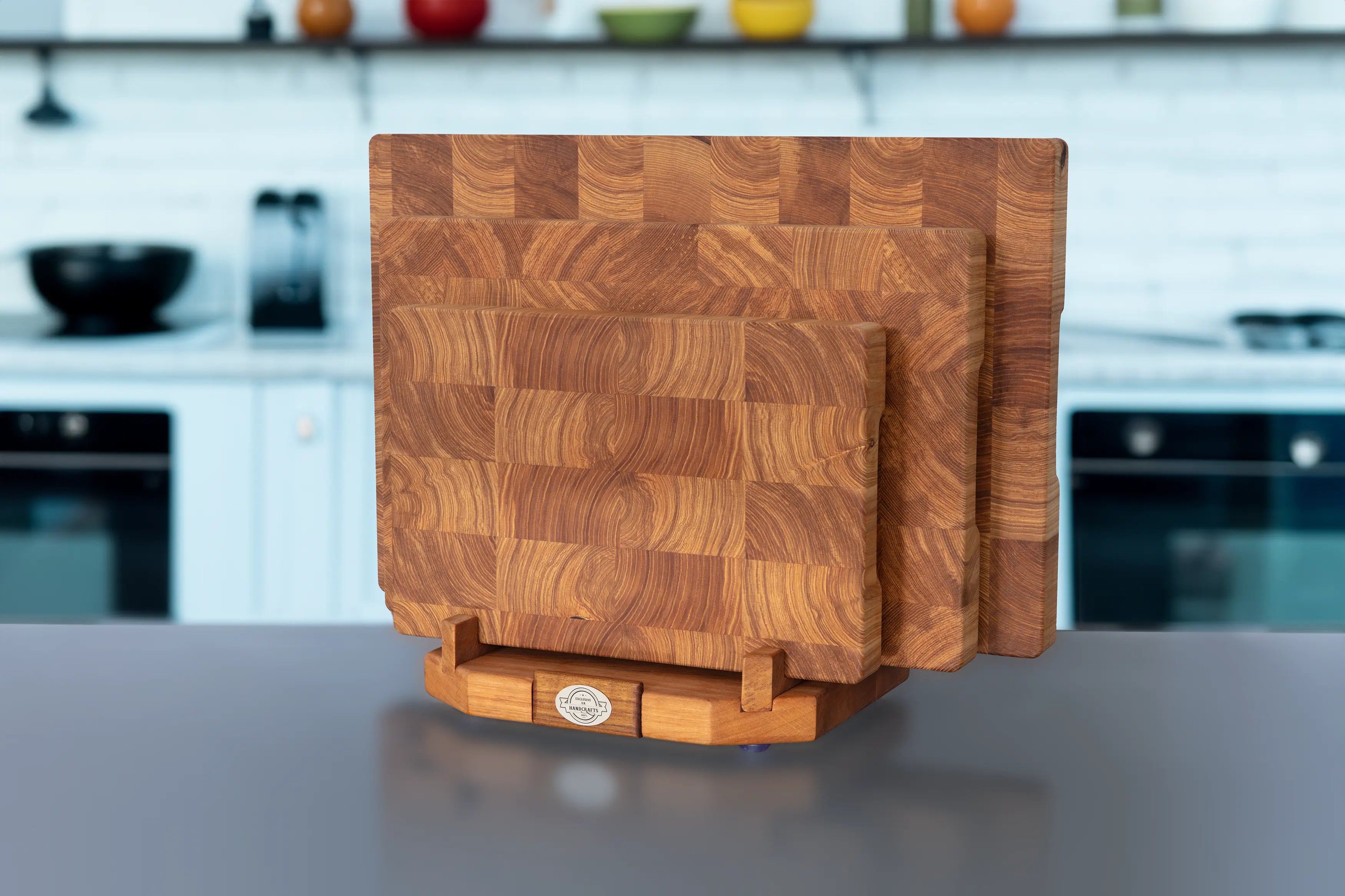 Stirnholz Schneidebrett ComfortCut - 3er Set