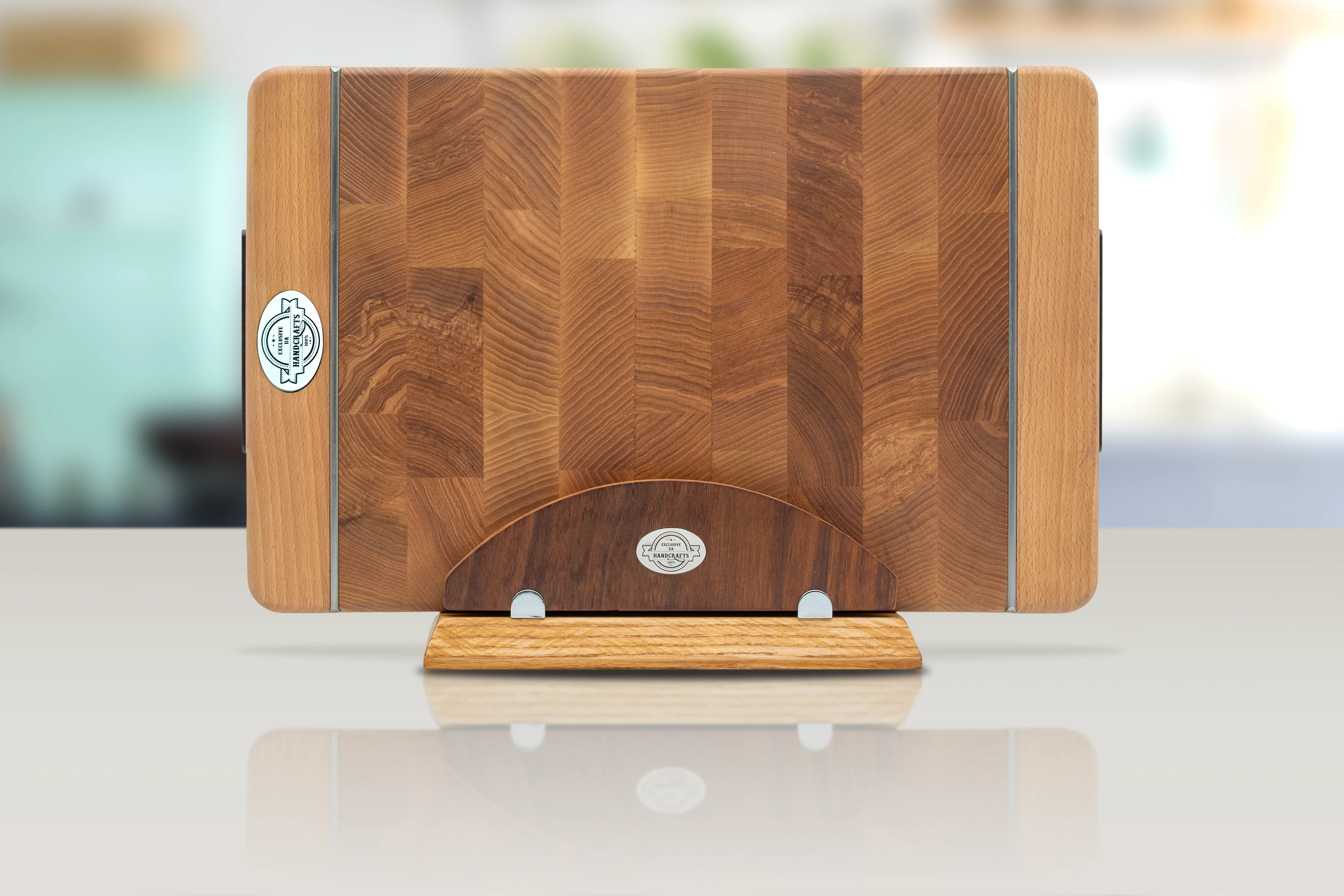 Premium Stirnholz Schneidebrett 21