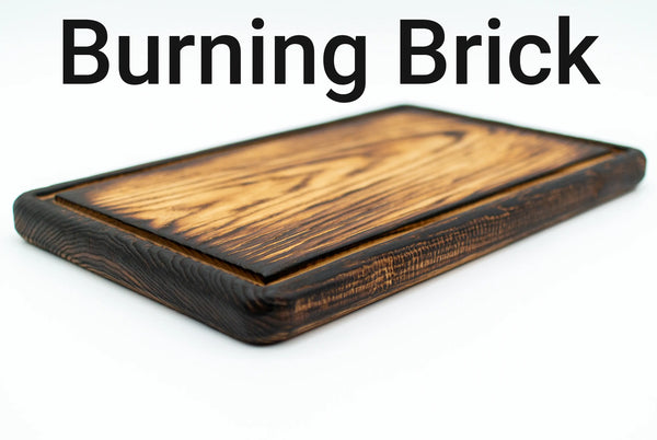 Servierbrett Burning Brick